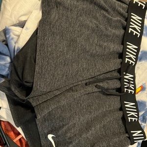 Nike shorts black and grey